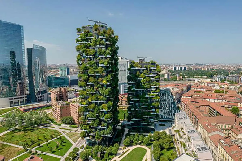 برج درختی، میلان، ایتالیا (Bosco Verticale)